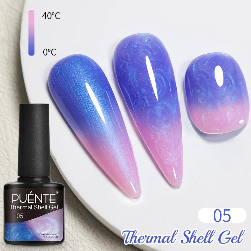 3D Sculpture Gel Nail Polish 15ml - Professional Soak Off Formula Permanent Makeup Machines Thermal Shell 05 Tidesmit