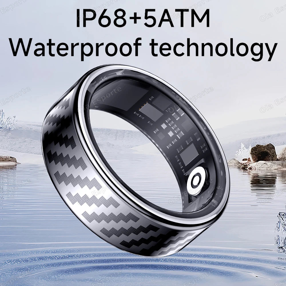 2025 Smart Ring Call Alert, Message Notification, Hand Gestures Control, Health Manager, IP68 5ATM Waterproof Ring For Men Women