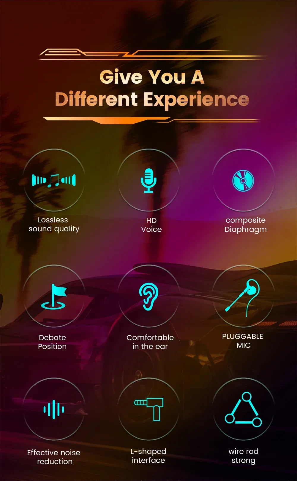 Wired In-Ear Headphones with Dual Microphone - Tidesmit 90° Elbow Tidesmit