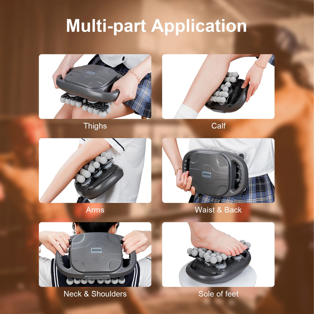Deep Tissue Massage Gun - Portable Electric Massager with 42 Heads Body Shaping Massage Equipment Tidesmit