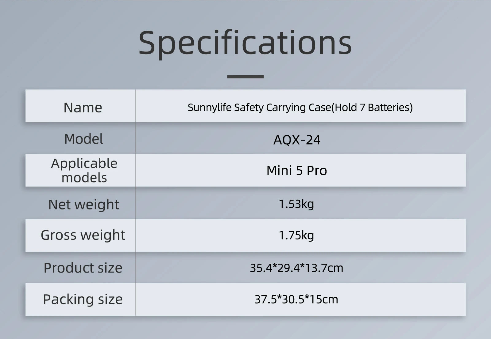 DJI Mini 5 Pro Carrying Case - Waterproof Hard Shell Black Tidesmit