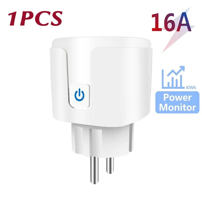 Tidesmit WiFi Smart Plug 20A with App Power Monitor for Home Automation 16A Power Monitor Tidesmit