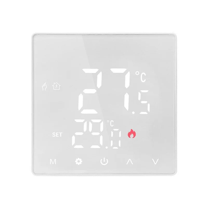 PSSRISE WiFi Thermostat Room Temperature Controller of Water Electric Floor Heating Gas Boiler Humidity Work with Googles Home