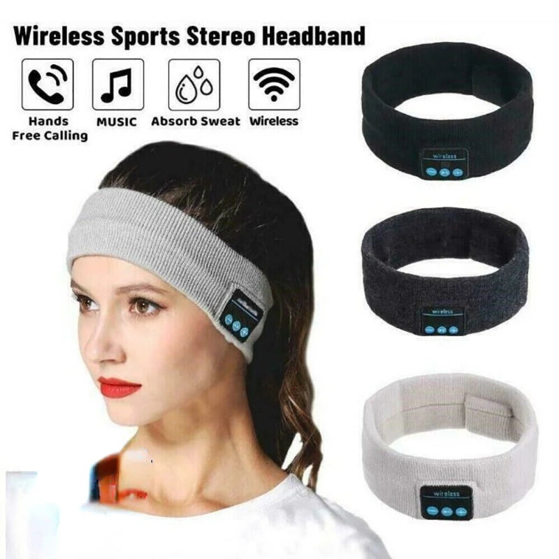 Bluetooth Sleep Headphones Headband – Wireless Sports Mask for Active Recovery Tidesmit