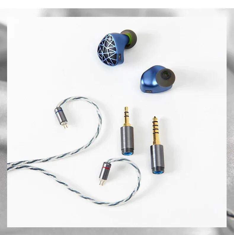 SoundRhyme SR10 10-Driver Hybrid HiFi Wired IEMs by Tidesmit Tidesmit
