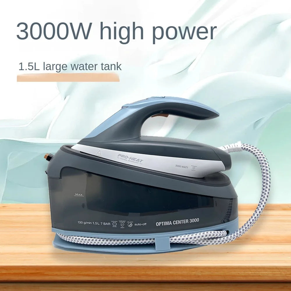 Tidesmit 3000W powerful steam iron with nonstick ceramic soleplate and large 1.5L tank for efficient home laundry