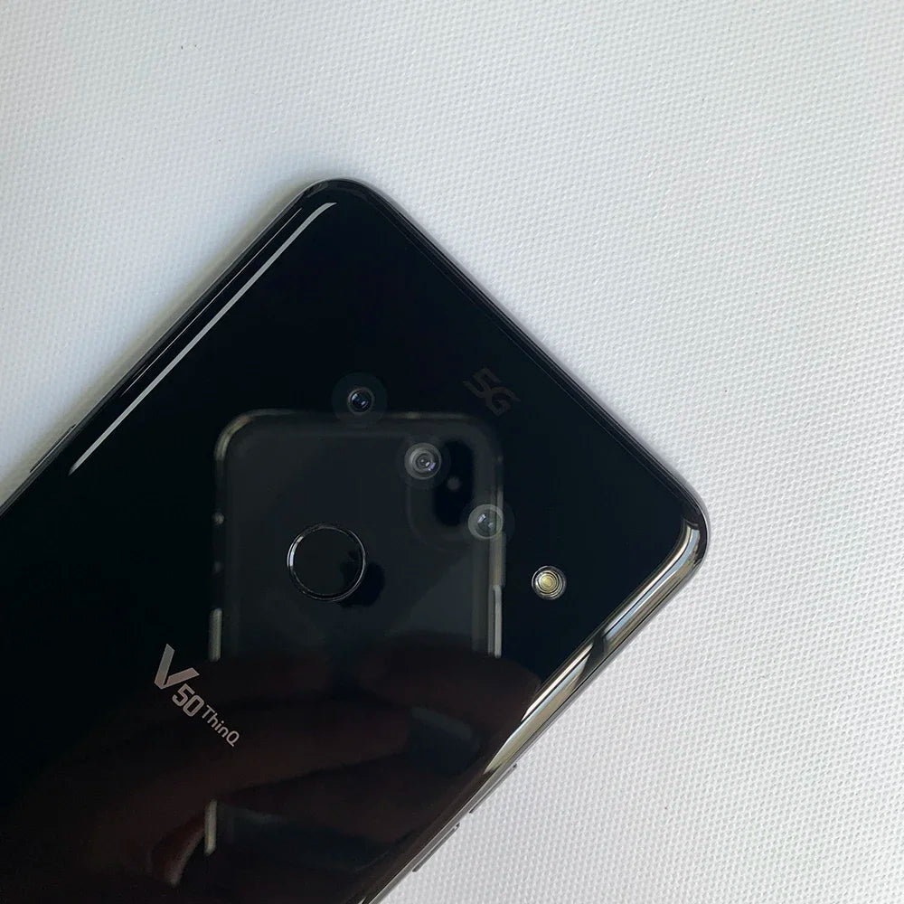 LG V50 ThinQ 4G LTE 5G Cell Phone 6.4' 6GB +128GB ROM Dual Front Triple FingerprRear Camera Unlocked LG V50 Mobile Phone