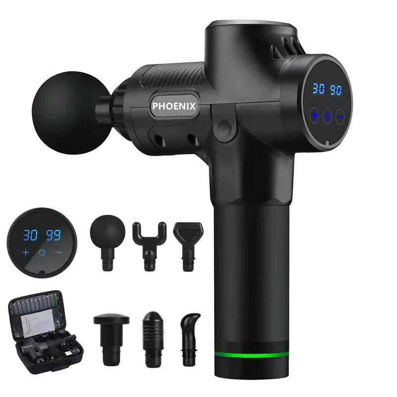 Deep Tissue Massage Gun for Muscle Recovery, 6 Heads - Tidesmit Body Shaping Massage Equipment Tidesmit