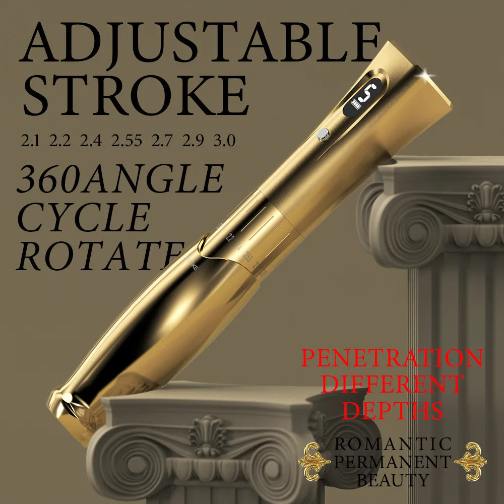 Wireless PMU Machine - Adjustable Permanent Makeup Tattoo Pen Permanent Makeup Machines Tidesmit