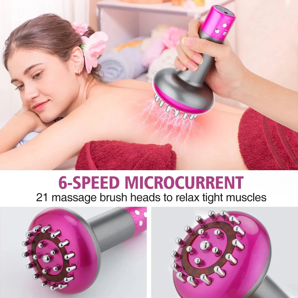 Electric Gua Sha Tool: Rechargeable Muscle Relief & Heat Therapy Body Shaping Massage Equipment Tidesmit