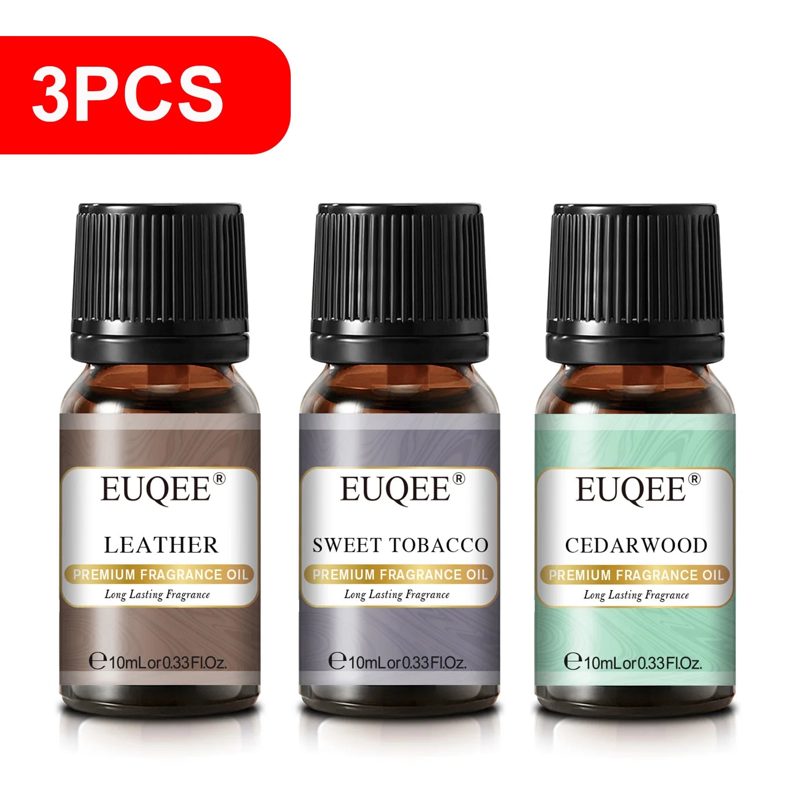 EUQEE Aromatherapy Fragrance Oil-10ml Coffee Leather Forest Pine Chocolate Coconut Cream Aroma Essential Oil For Reed Diffuser