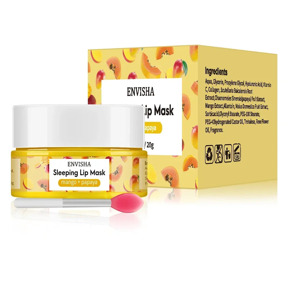 Coconut Lip Sleeping Mask | Moisturizing Lip Treatment - 20g Lip Care Mango mask Tidesmit
