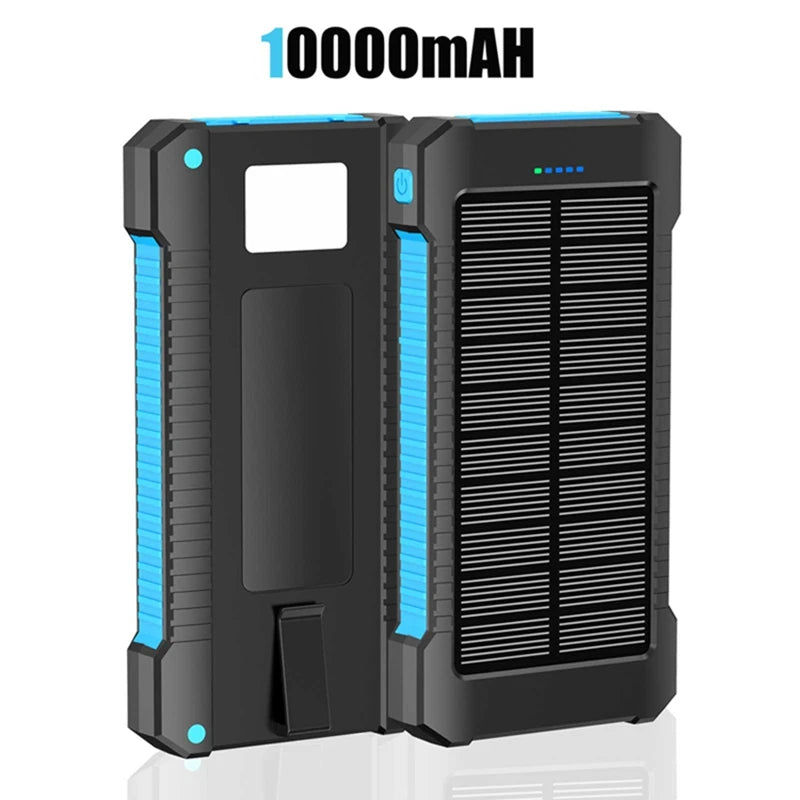 50000mAh Portable Charger - Waterproof High Capacity Power Bank Blue 10000mAh Tidesmit