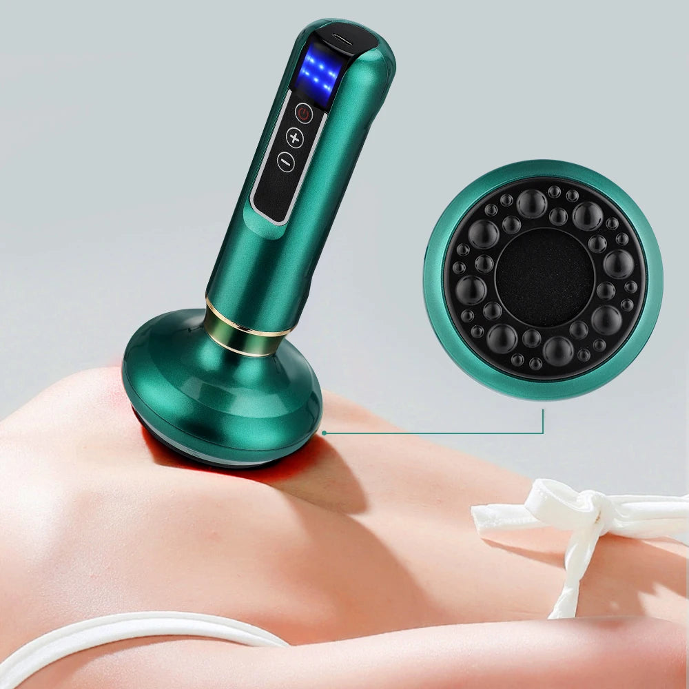 Electric Gua Sha Massager: Heated Deep Tissue Body Sculpting Tool Body Shaping Massage Equipment Tidesmit