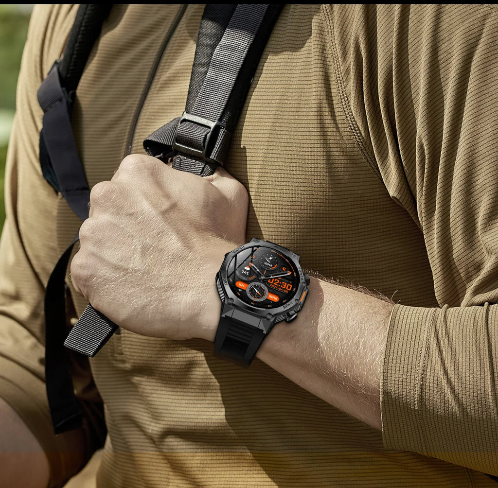 YLL-AK82 Outdoor Sport for Smart Watch Fitness Tracker Sleep Tracker IP67 Waterproof AMOLED Screen Heart Rate Monitor