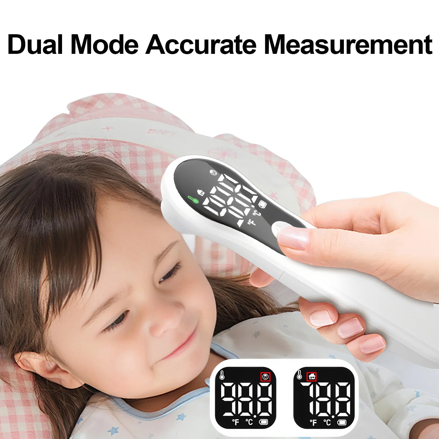 Digital Infrared Fever Thermometer Medical Household Infant Adult Forehead Non-contact Body Temperature Ear Thermometer