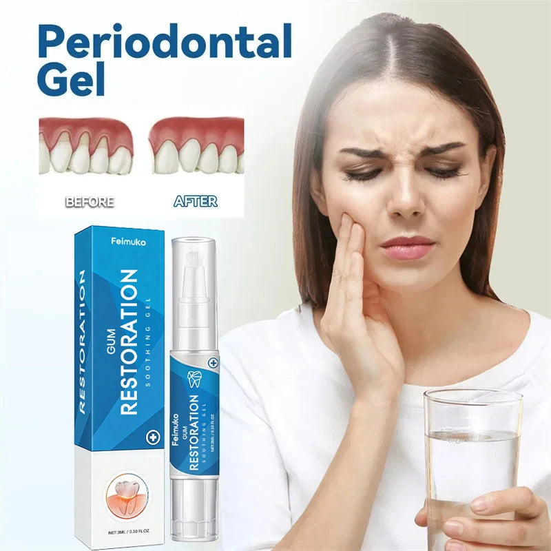 Gum Repair Gel for Sensitivity Relief and Deep Cleaning by Tidesmit Lip Care Tidesmit
