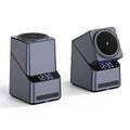 Magnetic wireless charging dock with clock display and wireless charging pad
