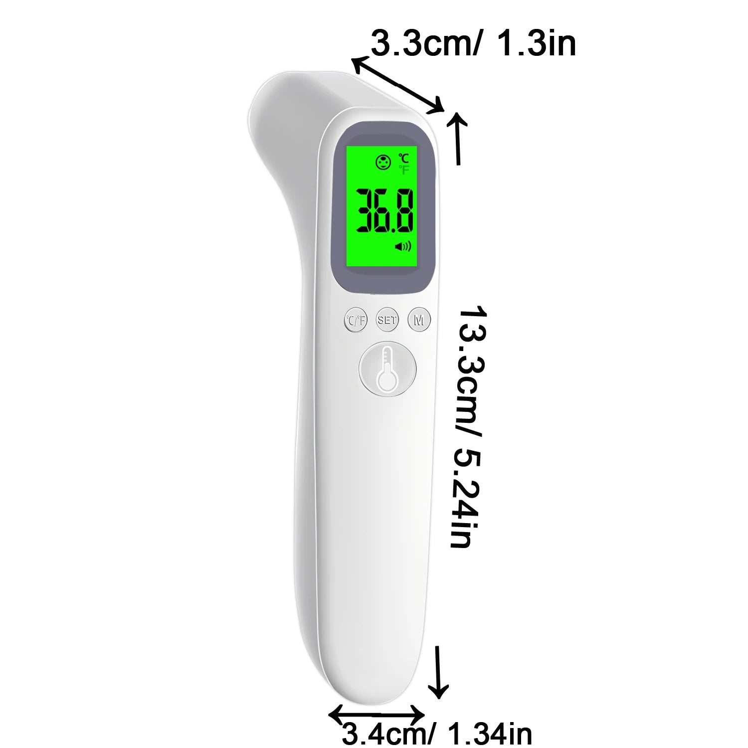 Household Infrared Fever Thermometer Medical Digital LCD Infant Adult Non-contact Laser Body Temperature Ear Thermometer