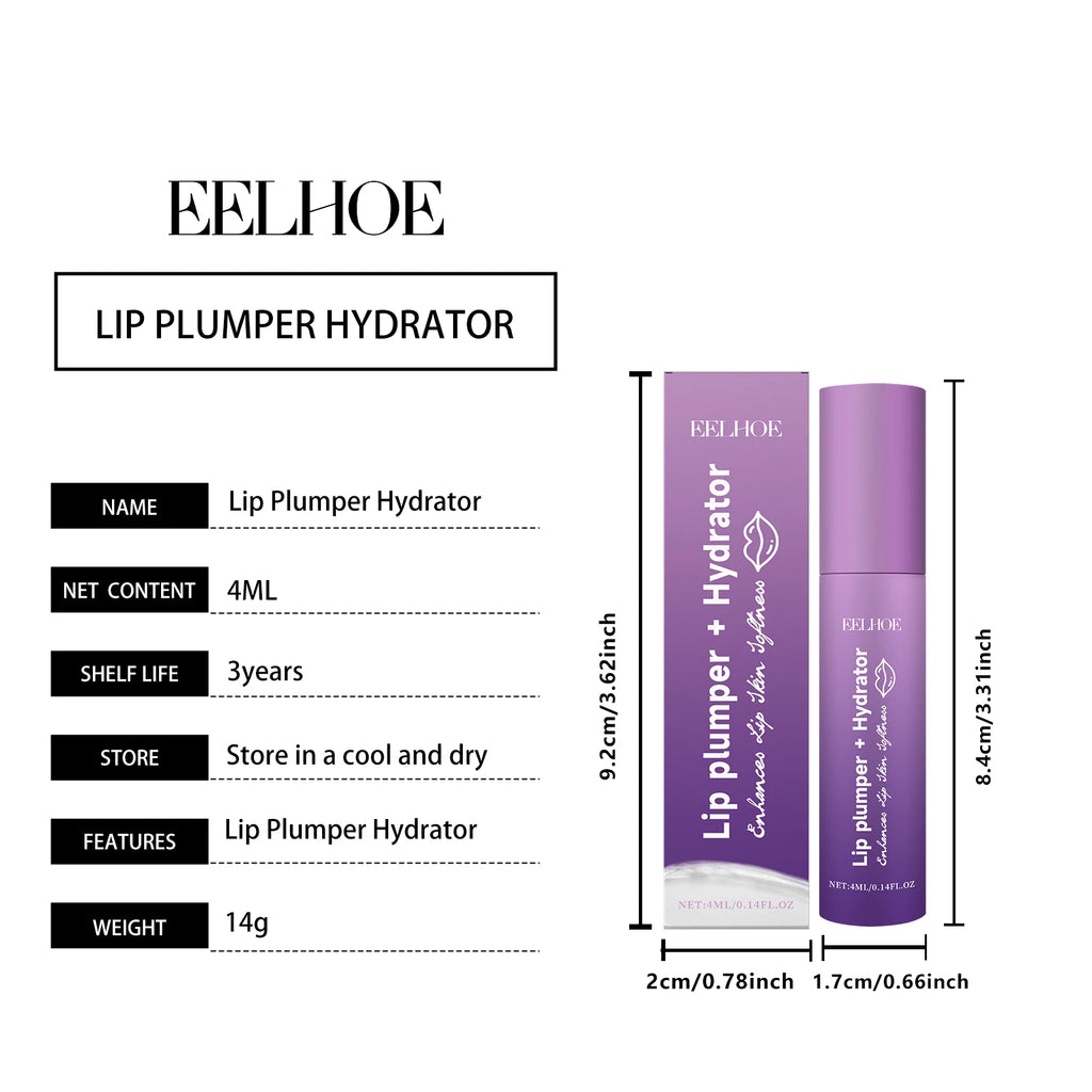 Lip Plumper Hydrator Oil – Moisturizing Repair Gloss by Tidesmit Lip Care Tidesmit