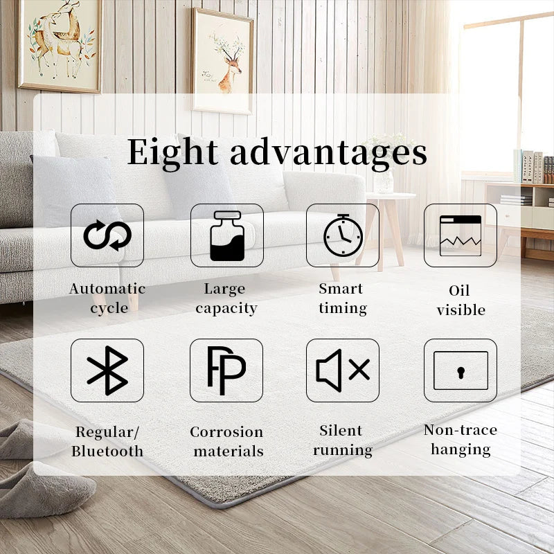 Covering 1000m³  Bluetooth Control Smart Home Essential Oil Diffuser Fragrance Aromatherapy Machine Used in Multiple Places