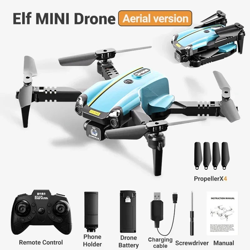 Foldable 8K Camera Drone with Obstacle Avoidance | Tidesmit Blue Aerial Tidesmit