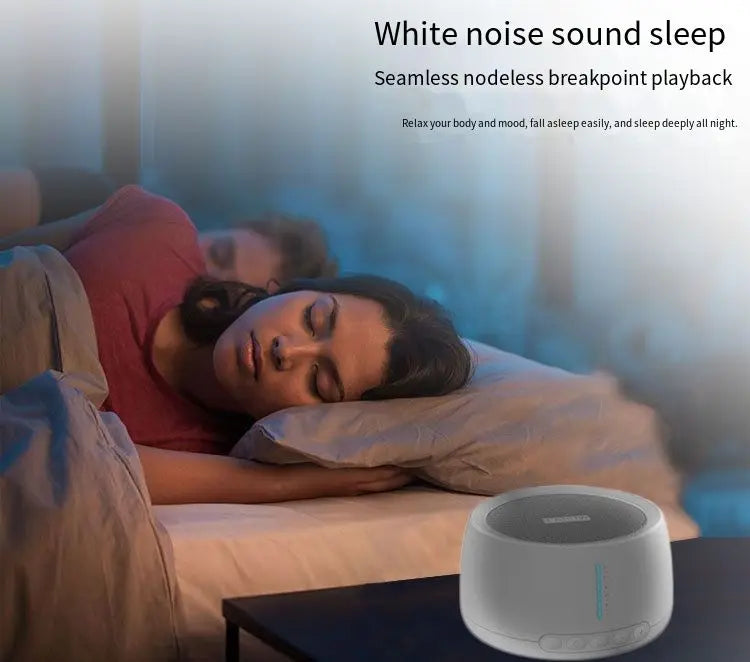 Portable Mini Smart Sleep Therapy Instrument Portable White Noise Machine 30 Sounds 36 Levels for Adult Baby and Household Use