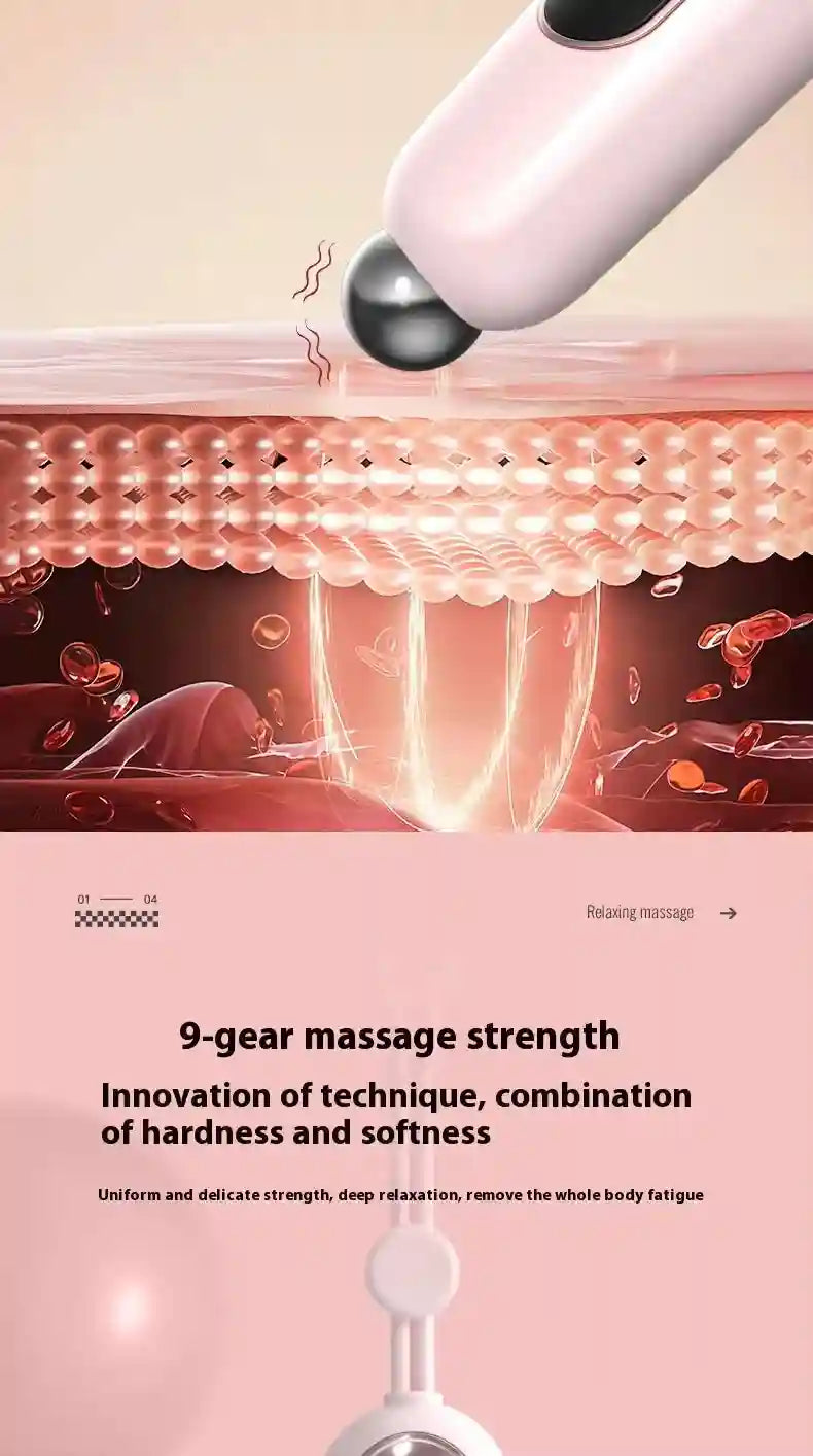 Eye Massage Instrument: 3-in-1 Rechargeable Heat Therapy Device - Pink Eye Massage Instrument Tidesmit