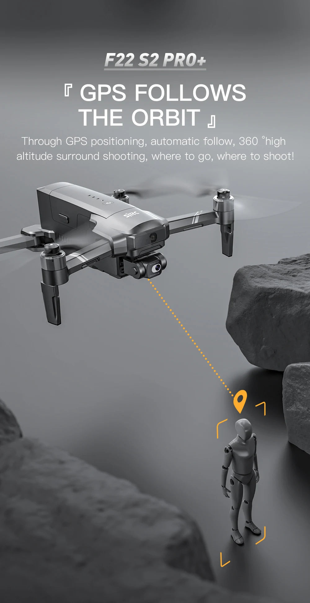 4K GPS Drone With Gimbal – Professional Obstacle Avoidance Quadcopter Tidesmit