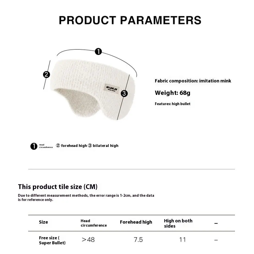Knitted Winter Earmuffs: Thermal Ear Warmers for Cold Weather Comfort Tidesmit