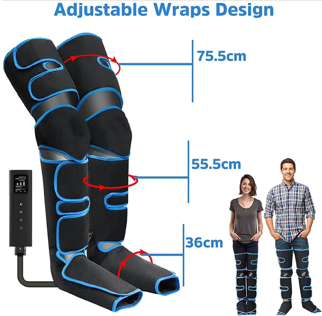 Leg Compression Recovery Boots with Heat Massager for Athlete Recovery Relaxation Treatment Tidesmit