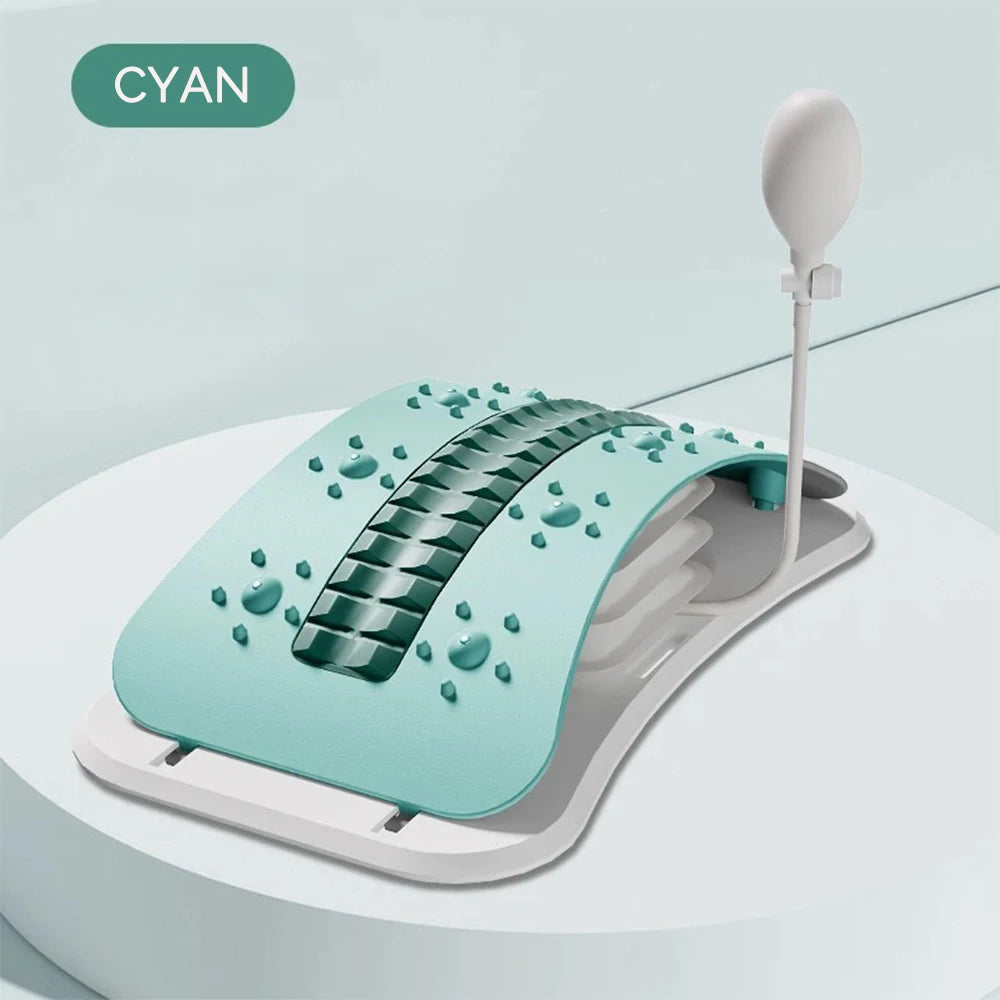 Back Massager With Airbag Lumbar Support Stretcher | Portable Electric Tool Back Massage Instrument Tidesmit