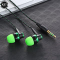 Wired In-Ear Headphones with Mic, Durable Nylon Cable | Tidesmit green Tidesmit