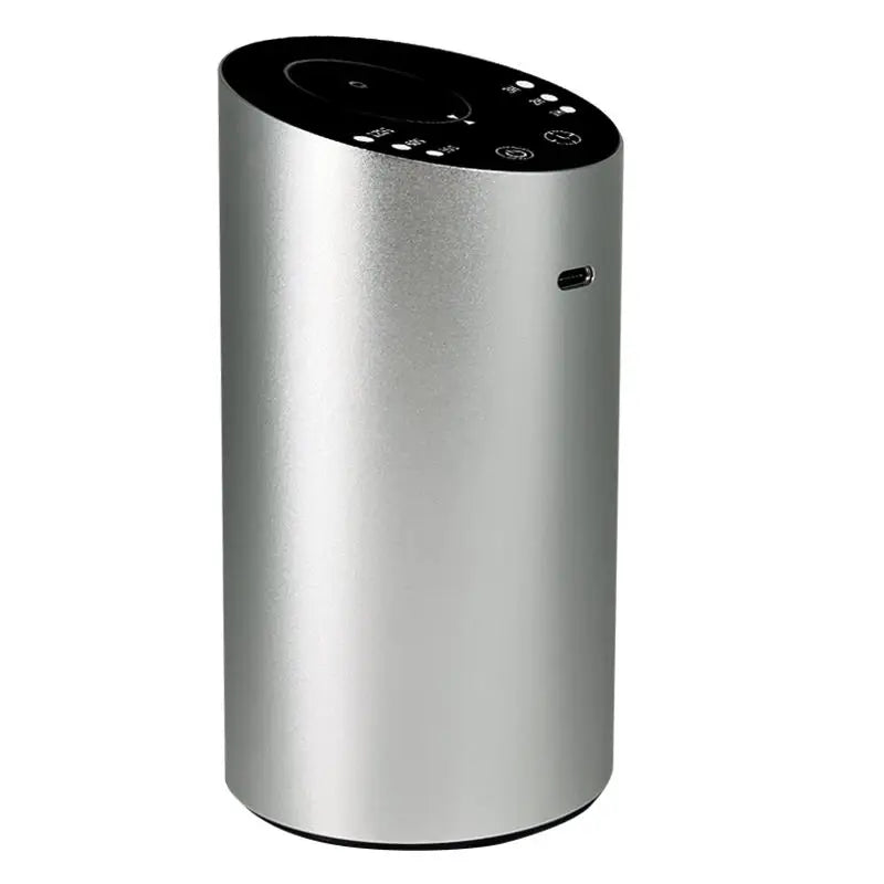 Aluminum Waterless Car Aroma Diffuser 2000mAh Portable Smart Essential Oil Scent Machine Wireless Nebulizer for Auto Home Office