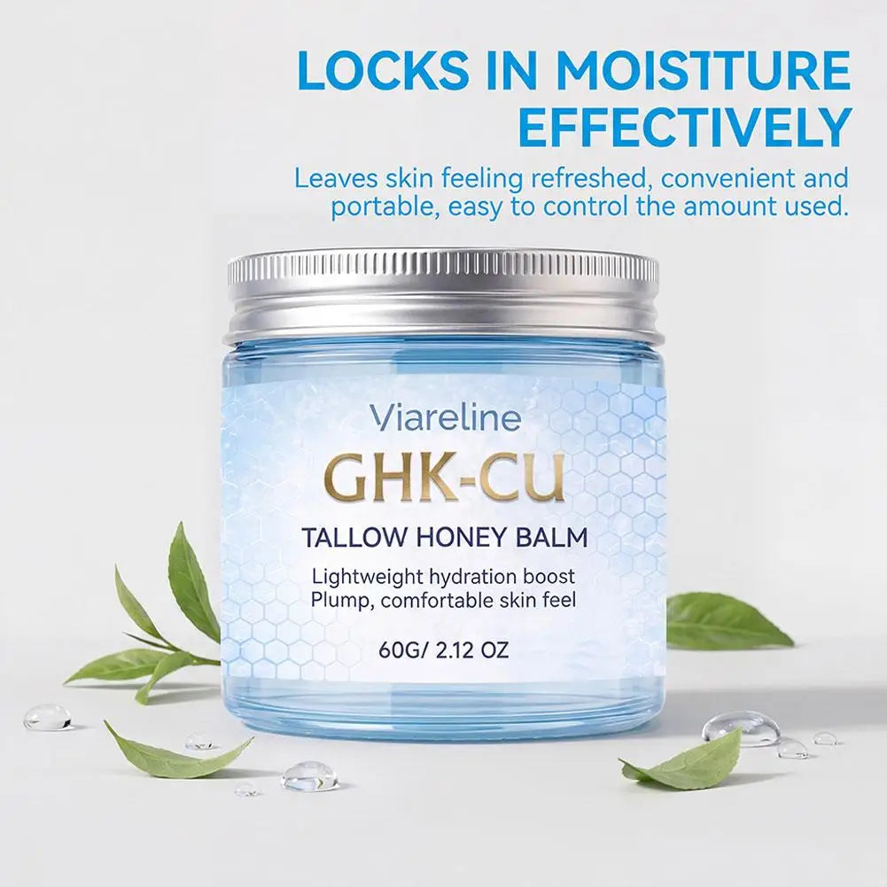 GHK-CU Copper Peptide TALLOW HONEY BALM Lightweight Hydration Boost Plump Repair The Skin Barrier Skincare for All Skin Types