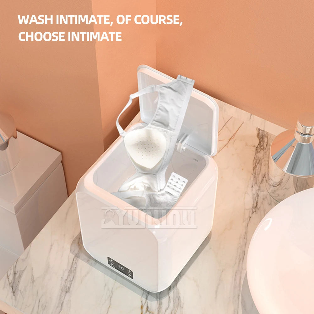 Tidesmit 12L semi-automatic mini portable washing machine featuring integrated clothes drying function