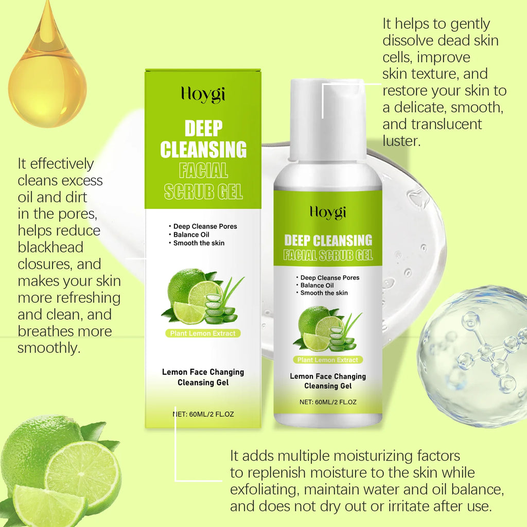 Facial Exfoliating Gel | Hydrating Pore Refining Treatment by Tidesmit Scrubs Treatments Tidesmit