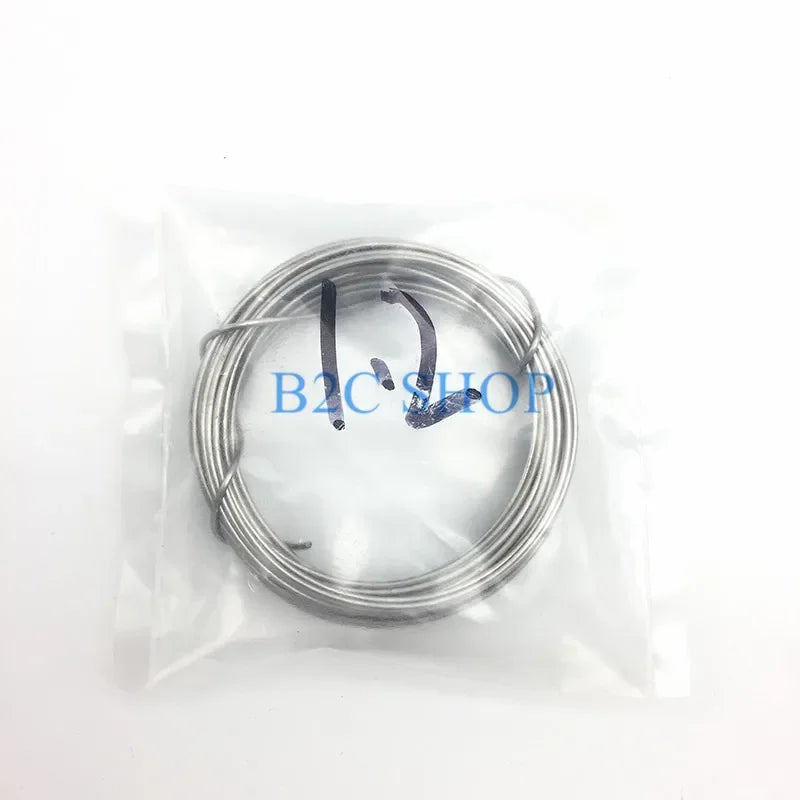Stainless steel cerclage wire (1.2mm) for pet orthopedic surgery, durable orthopedic instrument for bone stabilization.