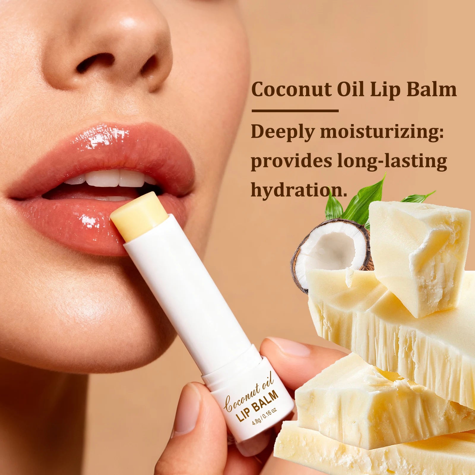 Moisturizing Lip Balm for Dry Chapped Lips - Tidesmit 9.6g Lip Care Tidesmit