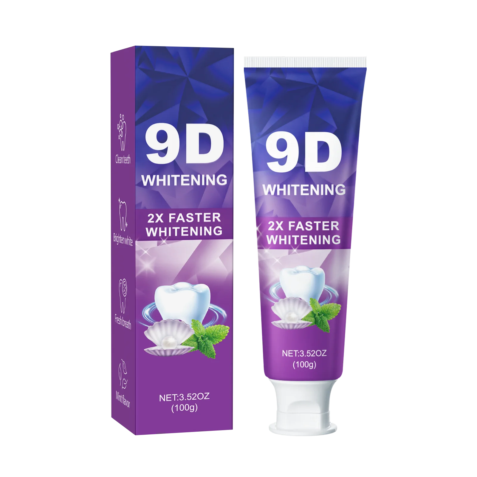 Tidesmit 120g Nano Hydroxyapatite teeth whitening toothpaste for stain removal, caries prevention, and fresh breath.