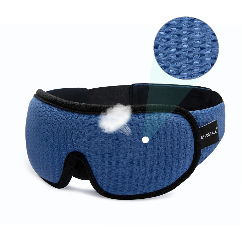3D Sleep Eye Mask for Sleeping Mask Soft Memory Foam Eye Shades Blindfold Sleeping Aid Face Eyepatch Mask for Travel Couple Gift