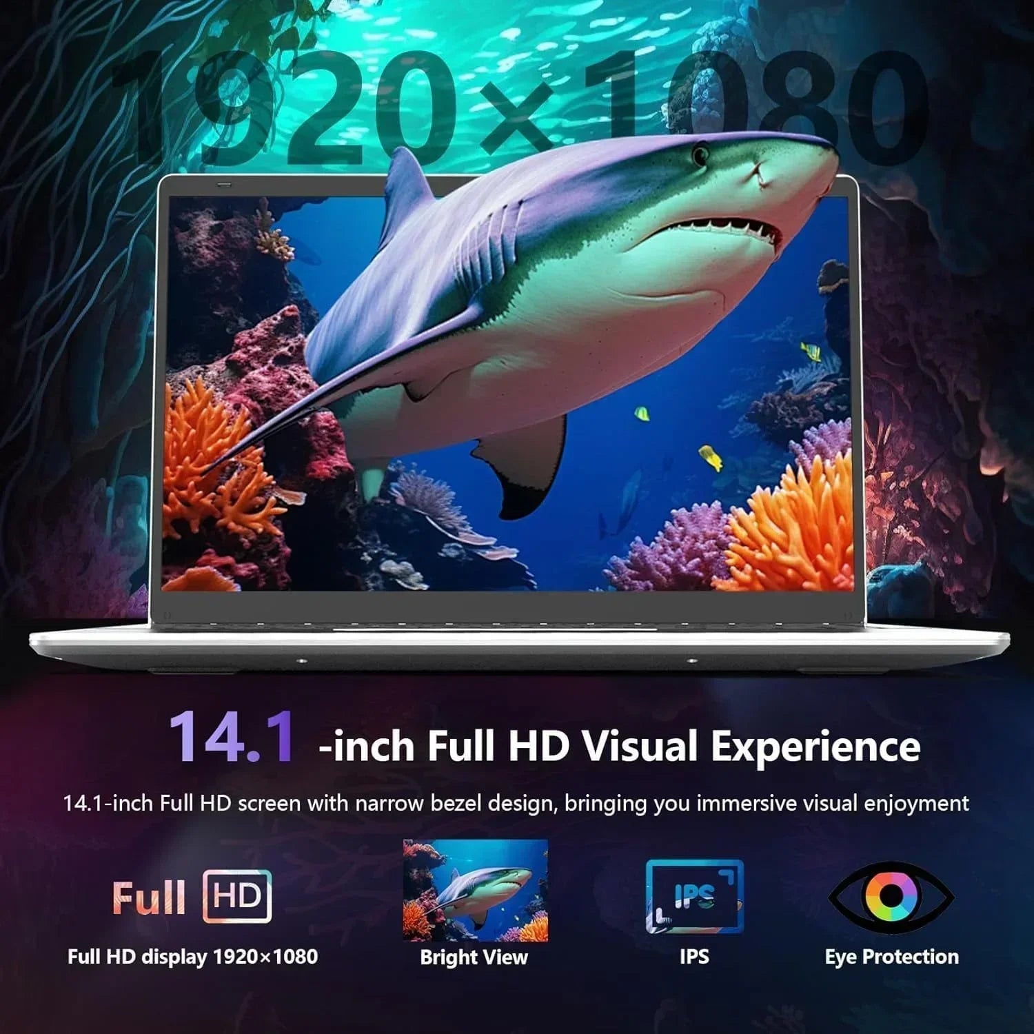 Intel i9-10980HK 14.1 Pro Notebook 8C16T 2.4-5.3GHz 16MB Cache 45W 32GB DDR4 2TB NVMe SSD Gaming Laptop Office Fast