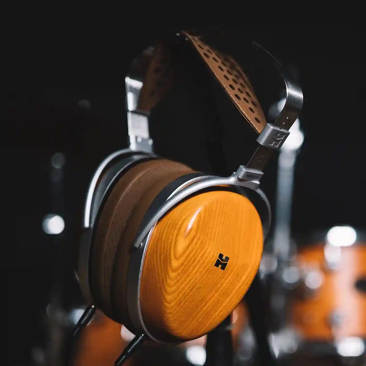 Planar Magnetic Studio Headphones - Closed Back Over-Ear Brown Tidesmit