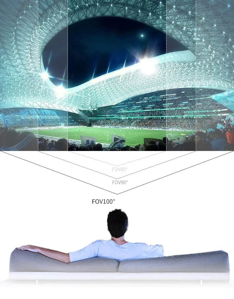 VR Headset for Smartphones: Immersive 3D Spatial Audio Glasses Tidesmit