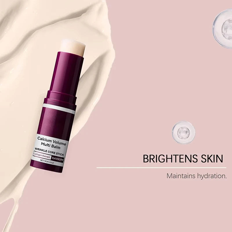 Tidesmit lyp318 Volume Multi Balm texture close-up for collagen deep moisturizing and anti-wrinkle face makeup