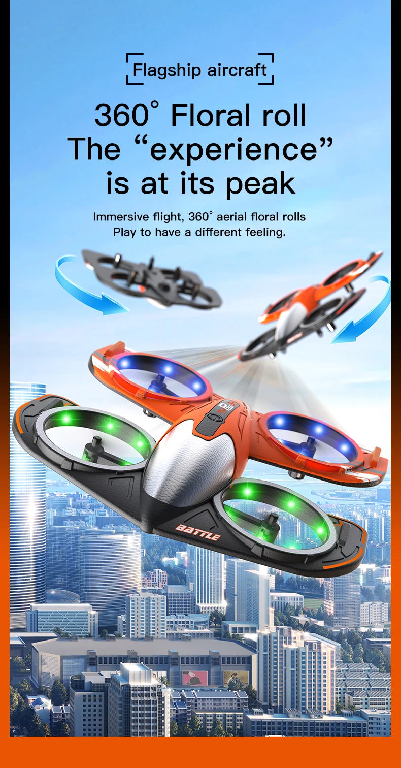 Mini Camera Drone with Long Range and Extended Flight Time - Blue Tidesmit