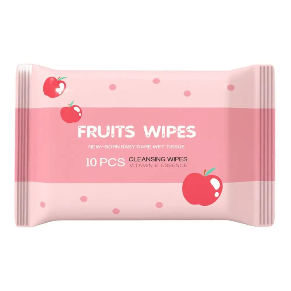 10Pcs/Pack New Spunlace Nonwoven Fabric Baby Wipes EDI Pure Water Portable Water Tissue Extractable Disposable Baby Care Tools