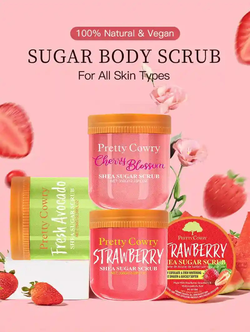 Shea Butter Body Scrub: Exfoliating & Moisturizing Treatment Scrubs Treatments Tidesmit