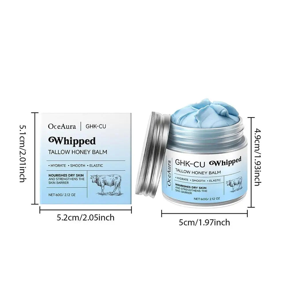 Copper Peptides GHK-Cu Beef Tallow Cream Blue Balm Manuka Honey Deep Moisturizing Nourishing Repair Barrier for All Skin Types
