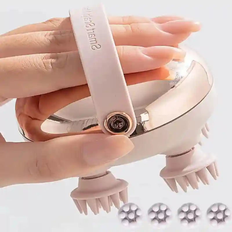 Electric Scalp Massager | Waterproof Deep Tissue Relief | Tidesmit Massage Roller Tidesmit